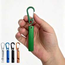 Aluminum Alloy Keychain Whistle With Clip, Extra Loud High Decibel Whistle, Portable Outdoor Gear, Suitable For Hiking, Camping, Sports, Pet Training. - Survival Whistle - View 1