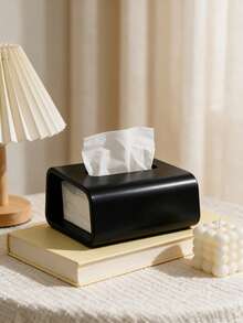 Nordic Minimalist Curved Tissue Box, 3 Colors Available, 3D Printed Textured Tissue Holder, Home Coffee Table Desk Tissue Storage Box, Versatile Soft Decor Home Essential - Multicolor - View 12