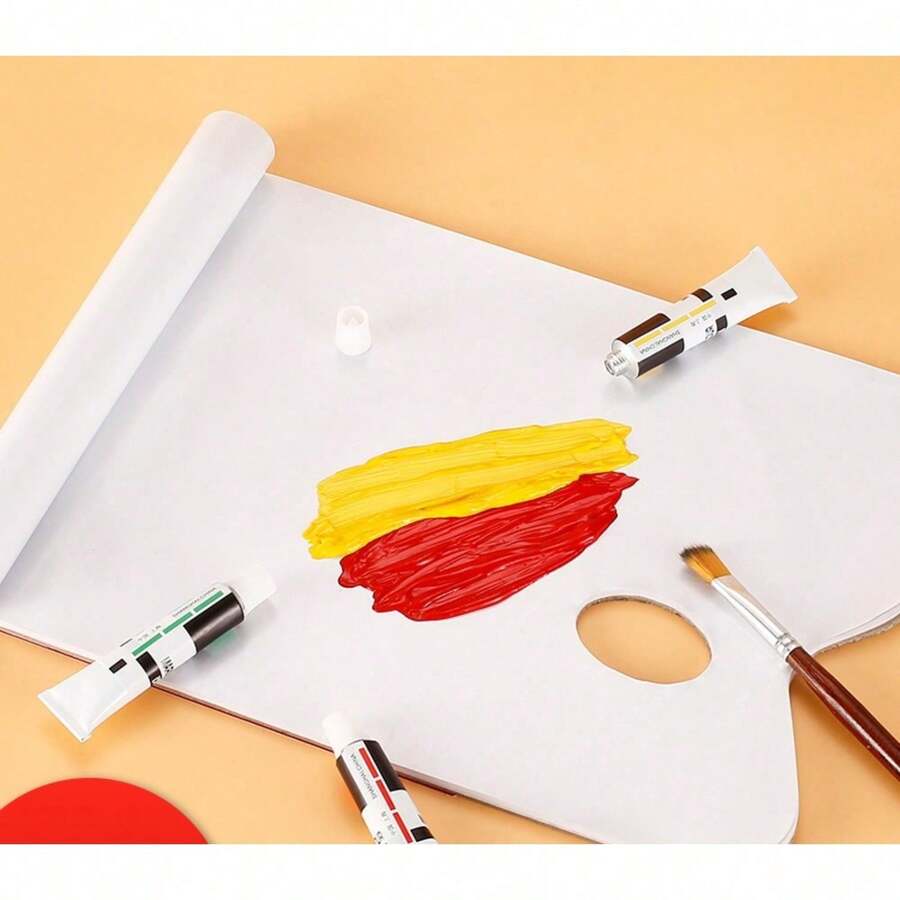 Random Style - Detachable Palette Paper, Disposable Tear-Free Acrylic Gouache Oil Paint Palette Palette - Random Styles - View 1