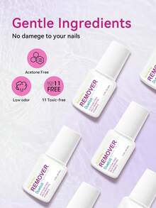 Multi-Functional Brush-On Nail Glue Remover 8ml For Press On And Fake Nails - 8 Ml - View 3