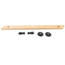 For Home Indoor Lofts Steps Decking Stairs Solid Wood Wall Mounted Non-Slip Grab Bar Handrail - Wood - View 4