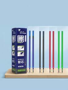4pcs/Pack 0.7mm Erasable Liquid Ink Pens, Washable Pens, Black/Blue/Red/Green Ink, Erasable Ballpoint Pens, Smooth Writing, Heat Erasable, Perfect For Office, School Art Supplies - Default - View 9