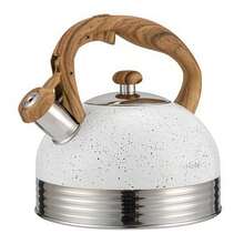 2.5L Large-Capacity Stainless Steel Whistling Kettle With Wood-Grain Handle – Suitable For Gas And Induction Stoves - View 9
