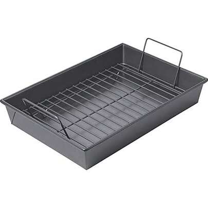 Roasting Pan With Rack - 9.5 Inch