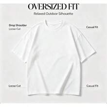 Herren Neues Mode Hip-Hop-Muster T-Shirt, atmungsaktiv - Weiss - Übersicht 10