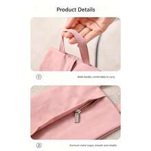 1pc Portable Handheld Underwear Storage Bag, Travel Waterproof Underwear & Socks Pouch, Student Dorm Luggage Clothing Organizer Bag,Travel Essential,Room Decor - Multicolor - View 5