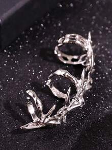 1pc Punk Fashion Hip Hop Minimalist Unique Gothic Thorn Joint Ring, Men's Daily Holiday Party Wear Jewelry - Multicolor - View 4