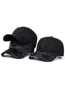 1pc Fashion And Personalized Hip Hop Hat Creative Embroidered Baseball Hat Outdoor Adjustable Sunshade Hat Daily Decorative Hat Unisex Skateboard Hat - Double-headed Eagle - View 7