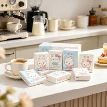 8/16/32/72/144pcs Portable Handkerchief Paper Bag Facial Tissues Portable Mini Pocket Napkins Students Travel With Tissues(8pcs=1pack) - Multi-color - View 7