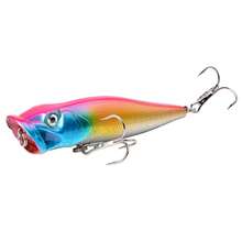 1/3/5/8pcs Premium Surface Popping Lures, 3.54 Inch, 12.7g Hard Bait, Bass Wobbler Lures, Perfect For Catching Big Fish - Multicolor - View 18