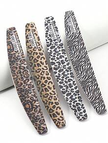 1Pc 100/180 Grit Nail File Buffer Professional Double-Sided Emery Boards For Acrylic Natural Nails Washable Wear-Resistant Double Sided Nail Shape Templates Manicure Tool Nail Supplies - Multicolor - View 2