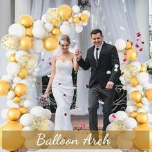 Balloon Arch Kit With Base, 8.2ft And 5ft High, Suitable For Wedding, Birthday Party, Lawn Decoration, Graduation Celebration, Flexible Half Balloon Arch Set - Multi-color - View 5