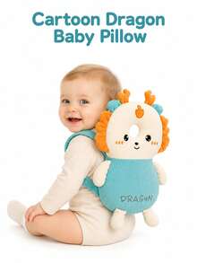 Cartoon Little Dragon Baby Learning To Sit And Walk Anti-Collision Head Protection Cushion, Toddler Learning To Walk Anti-Collision Head Pillow - Multicolor - View 1