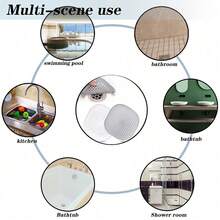 1pc Silicone Hair Catcher And Bathtub/Shower Drain Stopper - Prevents Clogs And Odors - A - View 8