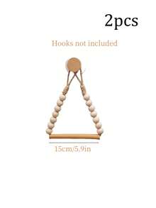 Wall-Mounted Rope Toilet Paper Holder, No-Drill Toilet Paper Rack, Kitchen Wall-Mounted Paper Towel Holder With Hook, Replaceable Roll, Modern Home Fashion Bathroom Accessory - Brown - View 10