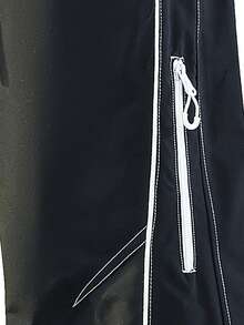 NBCT Women's Outdoor Cargo Pants, Elastic Waist Drawstring Adjustable Hem Functional Casual Versatile Sports Long Pants - Black - View 5