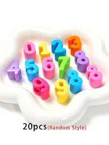 100/30/20/15pcs Keychain Paracord With Acrylic Letter Beads, Jewelry Making Kits, Large Hole Solid Color Letter/Number Beads, Creative Name Decoration Ideal For Jewelry Making, Bracelets, Necklaces, Mobile Phone Decorative Chain, Jewelry Additions - Multicolor - View 10