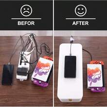 Kotak Pengelola Kabel Hemat Ruang Kapasitas Besar, Kotak Penyimpanan Kabel Anti Debu, Dapat Menyembunyikan Stopkontak dan Kabel yang Berantakan, Cocok untuk TV, Telepon, Komputer Desktop, Kotak Penyimpanan Pengelola Kabel, Penggunaan di Rumah dan Kantor - MultiWarna - View 7