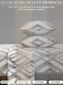 4-Piece Floral Plant Pattern Bedding Set, Easy Care Soft Bedding Set, Includes 1 Flat Sheet + 1 Fitted Sheet + 2 Pillowcases, King/Queen/Full/Twin Size, Deep Pocket Fitted Sheet Up To 11.8 Inches, Soft Breathable Wrinkle-Resistant - Multicolor - View 6