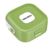 Mini Storage Boxes With Straps, A 5-Piece Set Of Square Storage Boxes, Ideal For Data Cables, Accessories, Jewellery, Earrings And Small Trinkets; Portable Storage Boxes For Travel And The Office - View 8