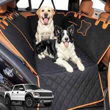 Waterproof Dog Car Seat Cover Hammock, 3-In-1 Detachable Design, Suitable For Back Seat, Trunk, Front Seat, Scratch-Resistant Pet Car Protector, Fits Large Dogs, SUV, Truck, Pickup - Multicolor - View 3