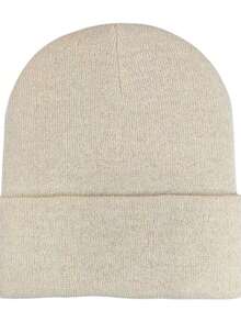 4 Pcs/Pack Solid Color Ski Hat Simple Knitted Hat Unisex Suitable For Daily Casual Wear - Multicolor - View 17