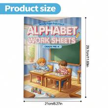 A-Z Alphabet Learning & Writing Practice Notebooks, ABC Letter Recognition, Uppercase And Lowercase Writing, Alphabet Activity Worksheets, Tracing And Early English Skills For Classroom And Home Practice - Alphabet Activity Practice - View 3