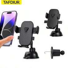 TAFDIUR Car Phone Holder, Detachable Ball Head Suction Cup & Air Vent Dual-Use Car Navigation Phone Mount - Multicolor - View 8