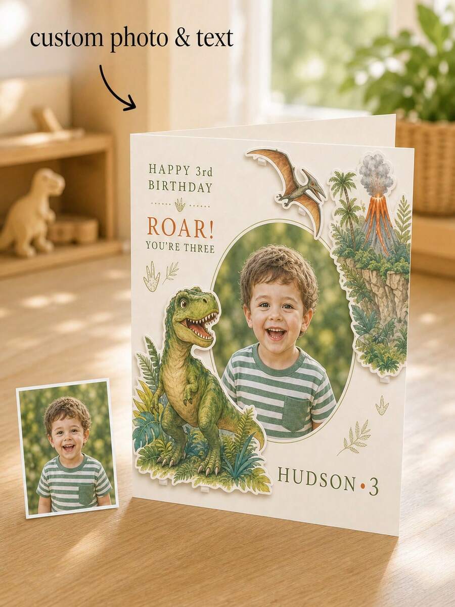 Custom Greeting Card, Personalized Greeting Card With Your Message, Custom Message Card, Personalized Note Card, Thoughtful Greeting Card For Birthdays, Anniversaries, Holidays, Thank You Moments, Celebrations, Friends, Family, Couples And Loved Ones - Multi-color - View 1