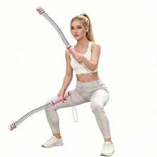 For Men & Women 2PCS Battle Ropes Portable Battle Ropes Weighted Workout Ropes - Pink - View 6