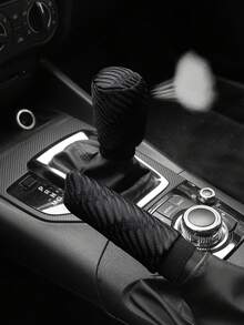 MEIKAXIU 3pcs Breathable 3D Grid Mesh Car Steering Wheel Cover, Gear Shift Cover, Handbrake Cover, Fits 14.5-15 Inch, Car Accessories For Women - Large Mesh Grid - View 3