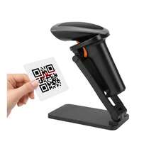 Leitor de Código de Barras padrão sem Fio 1D, 2D, Bluetooth USB leitura rapida 5v windows MacOS Linux unix android - Preto - Visão 1