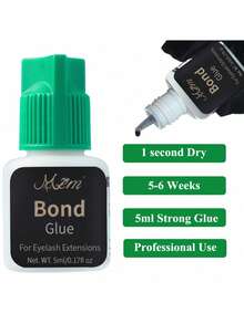 5ml Eyelash Extension Glue, Quick Drying & Long Lasting, DIY Eyelash Glue - Black - View 1