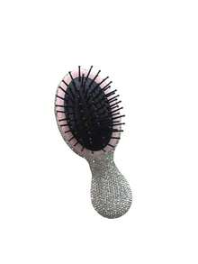 1-Piece Portable Luxury Diamond-Embedded Mini Cushion Comb, Portable Scalp Massage Comb, Anti-Static Smoothing Styling Comb, Suitable For Home Use-Hair Styling Tools, Mini Hairbrush, School Essentials, Portable Travel Comb - Multicolor - View 10