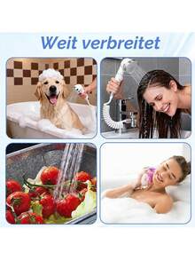 Handheld Sink Sprayer Set, Includes 1.5m Hose, Sprayer Bracket And Faucet Diverter, Sink Sprayer With Stop Function, Suitable For Bathroom And Laundry Sink - White Set - View 8