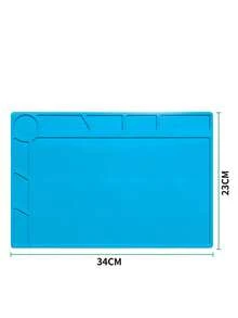 1pc Heat-Resistant Insulated Silicone Soldering Mat, Electronic Repair Workstation Pad, Anti-Static Phone Mat, Essential Tool For Electronics Enthusiasts, Suitable For Soldering Iron, Workbench, Phone, Laptop, Tablet, PC, Camera Repair Tools - A - View 10