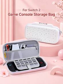 Xingji Minimalist Y2K Style Star & Polka Dot Element Game Console Protective Case, Suitable Compatible With Switch 2 (2025)/Switch OLED/Switch Console, Made Of Soft TPU Material Soft Shell/Hard Shell, Universal Storage Bag, No Need To Disassemble, Anti-Drop Anti-Dust, Ideal Gift Compatible With Switch Gamers - View 19
