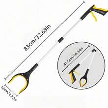 Foldable Extra Long Reach Grabber With Rotating Claw, Suitable For Elderly And People With Limited Mobility, Multi-Functional Household Grabber Tool For Picking Up Keys, Trash And Books, Suitable For Outdoor Sports Enthusiasts - Multicolor - View 13