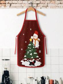 1/2/4pcs Christmas Apron, Suitable For Kitchen Cooking, Home Life, And Also A Great Gift Choice For Friends. - Multicolor - View 10