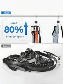 3pcs/2pcs/1pc 360° Rotating Belt Hook, Space-Saving Multi-Functional Closet Organizer, Suitable For Belts, Bras, Ties, Scarves, Tank Tops And Wallets, Ultimate Accessory Storage Solution, Perfect Choice For Birthday, Wedding, Party, Perfect Gift For Colleagues, Friends And Family, Back To School - Multicolor - View 7