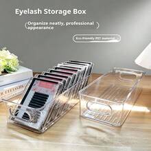 Cajas organizadoras combinadas: cajones de escritorio y bandeja transparente para nevera, almacenamiento multifunción para maquillaje, papelería y alimentos, prácticas asas y compartimentos separados para casa y oficina - A - Ver 3