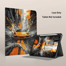 跑車 UV 列印平面圖案，適用於 保護殼 / MatePad 11.5 2025 / MatePad SE 11 吋 / Honor 平板保護殼 / Honor 9 / 10 / X8A / Pad SE 11 吋 (2023) / Pad 2 / A9 及更多 / 11 代 A16 保護殼 - 款式14 - 查看 4