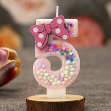 1pc Birthday Number Candle With Pink Strawberry Design, Decorative Cake Candle, Perfect For Birthdays, Graduation, Room Decoration, Party Favors & Gifts - View 16