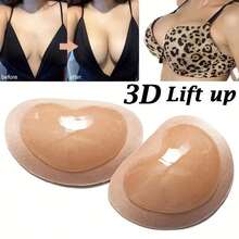 2pcs Bikini Chest Pad, Push Up Padded Bikinis Swimsuit Women Swimwear, Thicker Breathable Sponge Bra Pad - Multicolor - View 3