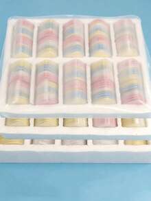 10pcs Triangle Tailor's Chalk, Sewing Fabric Chalk And Hemming Marker, Sewing Accessories, Erasable Fabric Tailor's Chalk Set, Multi-Color Sewing Pattern Marking Tool, Quilting Marker, Basic Sewing Accessories - Multicolor - View 12