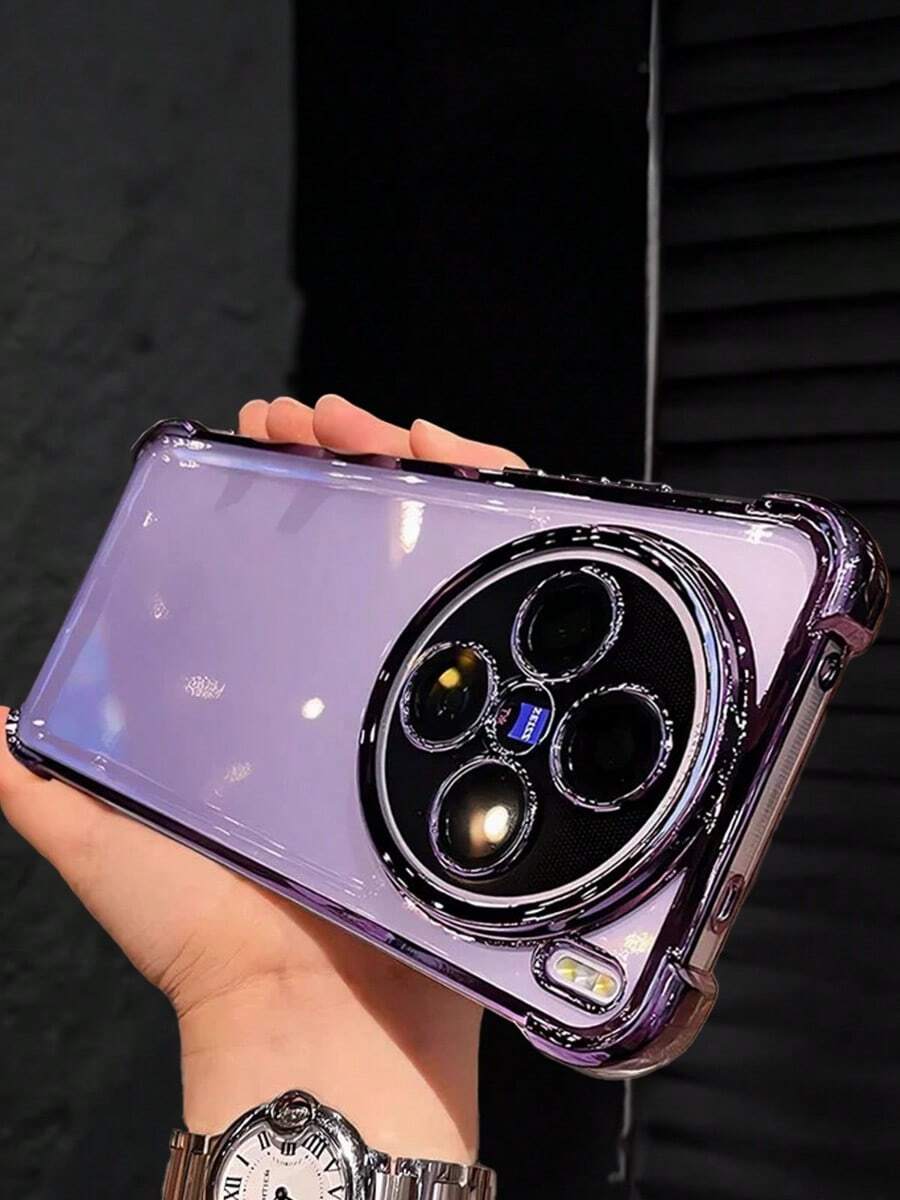 MewTrek 奢華電鍍透明手機殼，新款時尚矽膠防震保護軟殼，適用於 iPhone、Galaxy、Honor Reno，男女通用 2026