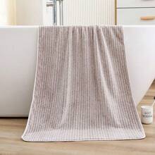 Extra-Large 200*105 Cm Starry Sky Coral Ribbed Couple Bath Towel, 78.7*41.3 Inches, Soft Absorbent Quick-Drying Anti-Slip, Fresh And Durable, Suitable For Home, Beach, And Outdoor Use. - Multicolor - View 10