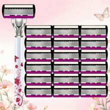 Huateng Design Handle, Manual Precision Shaver With Replaceable Blade - Suitable For Bikini Line Underarm Hair And Private Hair Removal, Suitable For Ten Uses, Very Suitable For Men/Women Hair Removal,Perfect Holiday Gift - Multicolor - View 11