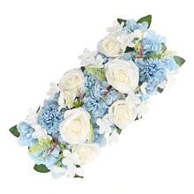 50cm 奢華白色玫瑰人造花 婚禮桌面主花 背景牆拱門裝飾花 派對戶外花園裝飾花 - 多色(大麗花玫瑰) - 查看 12