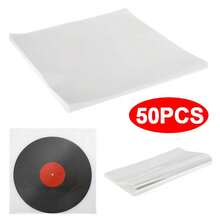 50PCS 12 Inch Vinyl Sleeves Outer Album Gatefold LP Plastic Record Covers 12" Sleeves - Clear - View 1